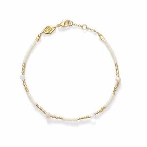 NEW ANNI LU women's clemence bracelet in ecru